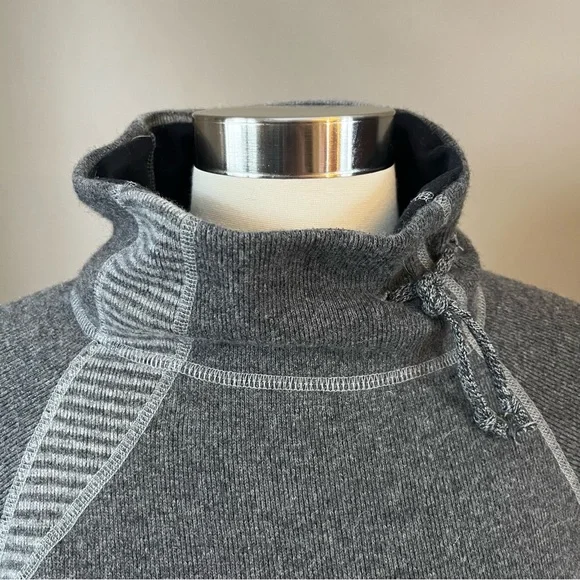 PRANA pewter turtleneck sweater size small - Picture 2 of 7